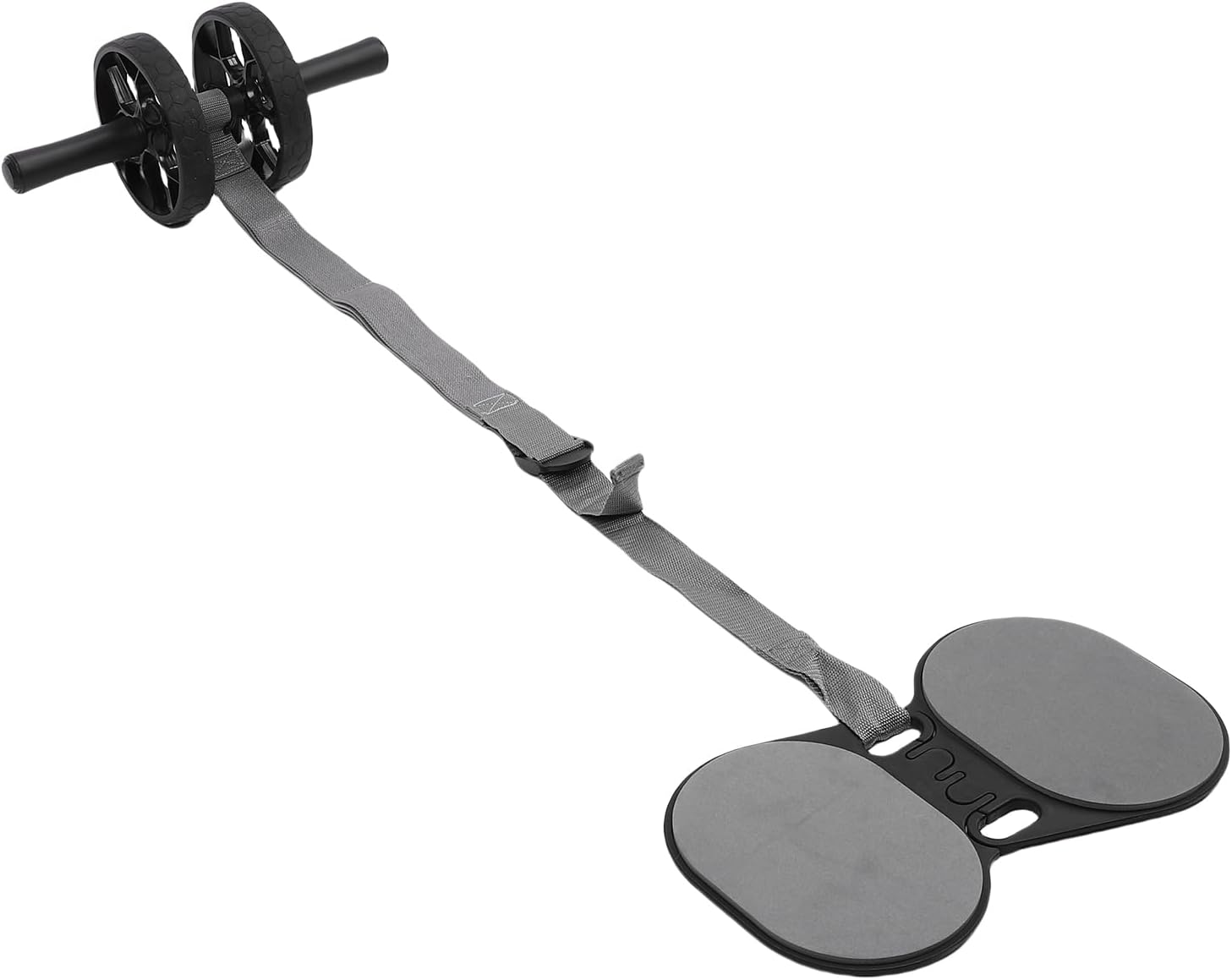 Wheel, Core Strength Trainer, with Auto Retract Straps & Non Slip Handles, Ideal for Abdominal Exercise & Full Body Workout At Home Gym