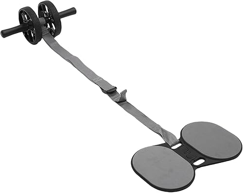 Miniatura 4 de Keenso Abdominal Wheel Roller, Dual Wheel Automatic Resilience with Knee Pad, Effective Core Trainer for Home Gym Use