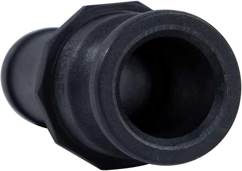 Quafwia 2 pcs Polypropylene Cam lock Fittings (1" Part E) Cam and Groove Hose Fitting, Male Adapter x Hose Shank, suction hose camlock fittings (1") : Industrial & Scientific
