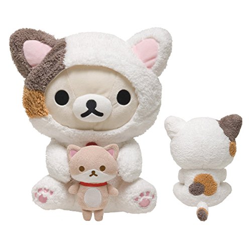 Amazon.co.jp: リラックマ のんびりネコ ぬいぐるみセット : おもちゃ