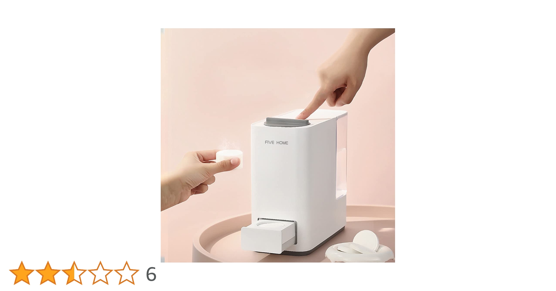 FIVEスマート瞬間蒸しタオルマシン ５秒で｜3段階温度調節 Amazon | FIVEHOMEスマート瞬間蒸し&冷感タオルマシン タオル