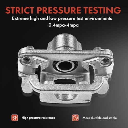 A-Premium Disc Brake Caliper Assembly with Bracket Compatible with Select Toyota Models - Highlander 2001 2002 2003 2004 2005 2006 2007, L4 2.4L, V6 3.0L, V6 3.3L - Front Left Driver Side by A-Premium - Image 5