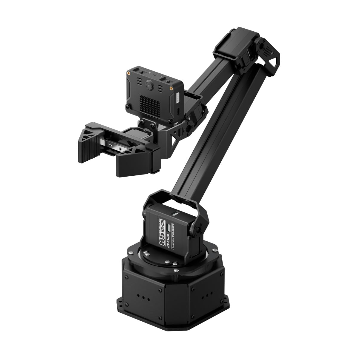 Hiwonder AI Robotic Arm Kit Imitation Learning VLA Model Development Embodied AI 6DOF Full Metal Robot Arm with Large AI Models K230 AI Vision Voice Control Scene Understanding, NexArm Advanced Kit