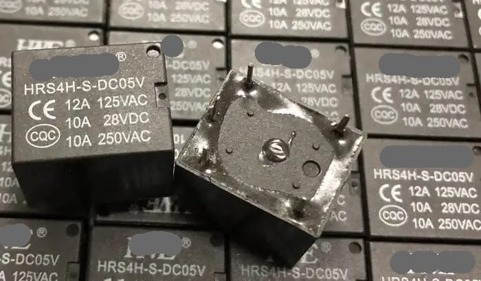 Relé de 5 pines HRS4H-S-DC12V conmutador T73-1C-12V electrónico para circuitos impresos pcb