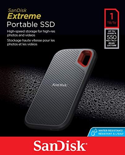SanDisk Extreme Portable SSD 1TB up to 550MB/s read