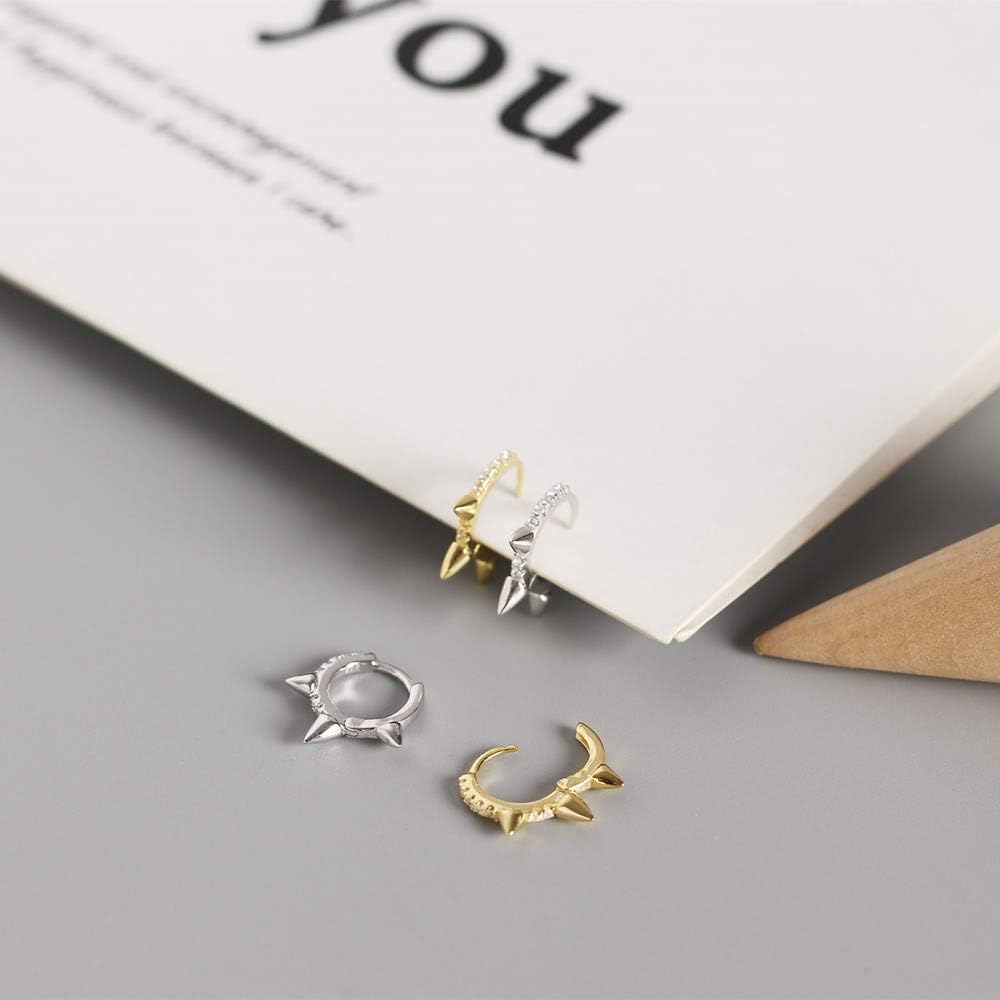 Small Huggie Hoop Earrings for Women Girls, Dainty Lightweight Huggie Earring for Everyday in 925 Sterling Silver, Hypoallergenic - Image 7