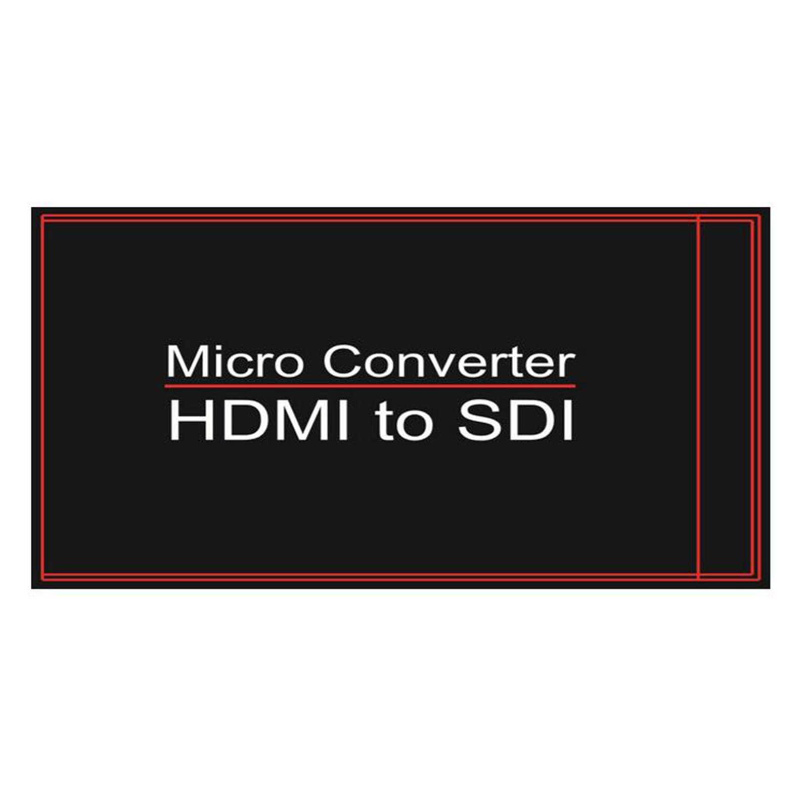Konwerter 1080P na SDI automatyczne wykrywanie formatu dla komputerów z aparatami, do SDI+SDI