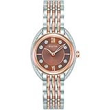Bulova Reloj Analógico para Mujer de Cuarzo con Correa en Acero Inoxidable 98R230