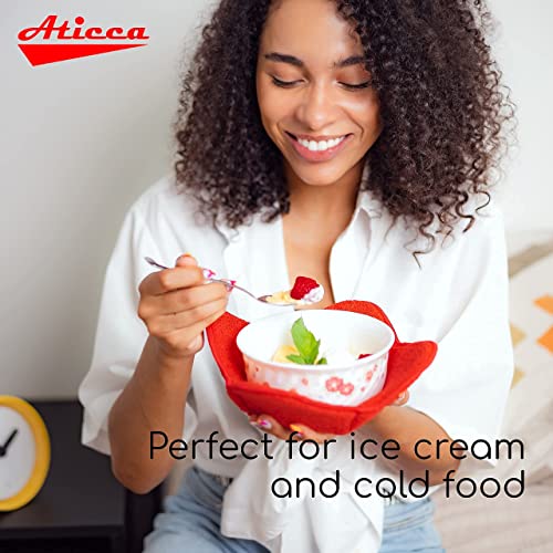 Aticca Microwave Bowl Huggers Holders For Hot Food Set Of 4 Bowl Potholders Soup Bowl Cozy Bowl Hot Pads Hot Bowl Holder Multipurpose Hot Heat Proof Plate Holder Pot Holders For Bowls #TOP6