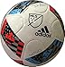adidas Performance 2016 MLS Top Glider Soccer Ball, White/Shock Blue/Black, 5