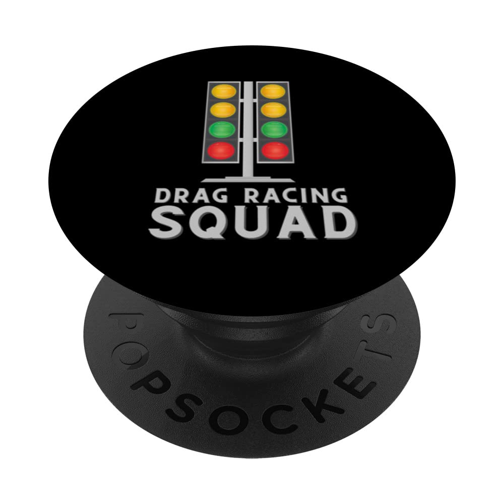 Drag Racing Drifting And Drag Racer PopSockets Swappable PopGrip, Black