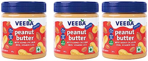 Image of Veeba Peanut Butter Creamy, 340g - Pack of 2