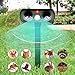 Solar Katzenschreck,Ultraschall Tiervertreiber Katzenabwehr,Wasserdicht Marderschreck mit PIR-Bewegungssensor Katzenschreck für Garten,Wirksam Gegen Katzen,Hunde,Marder,und Vögel Schädlineg(Grün)