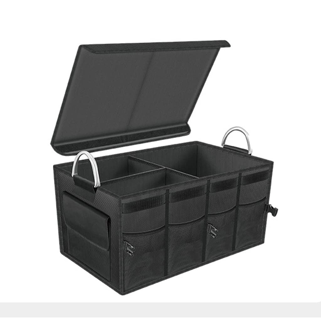 Foldable Oxford Storage Box for Luggage and Back Accessories - Durable, Space-Saving Organizing Bag for Travel, Home, and Office Storage Solutions