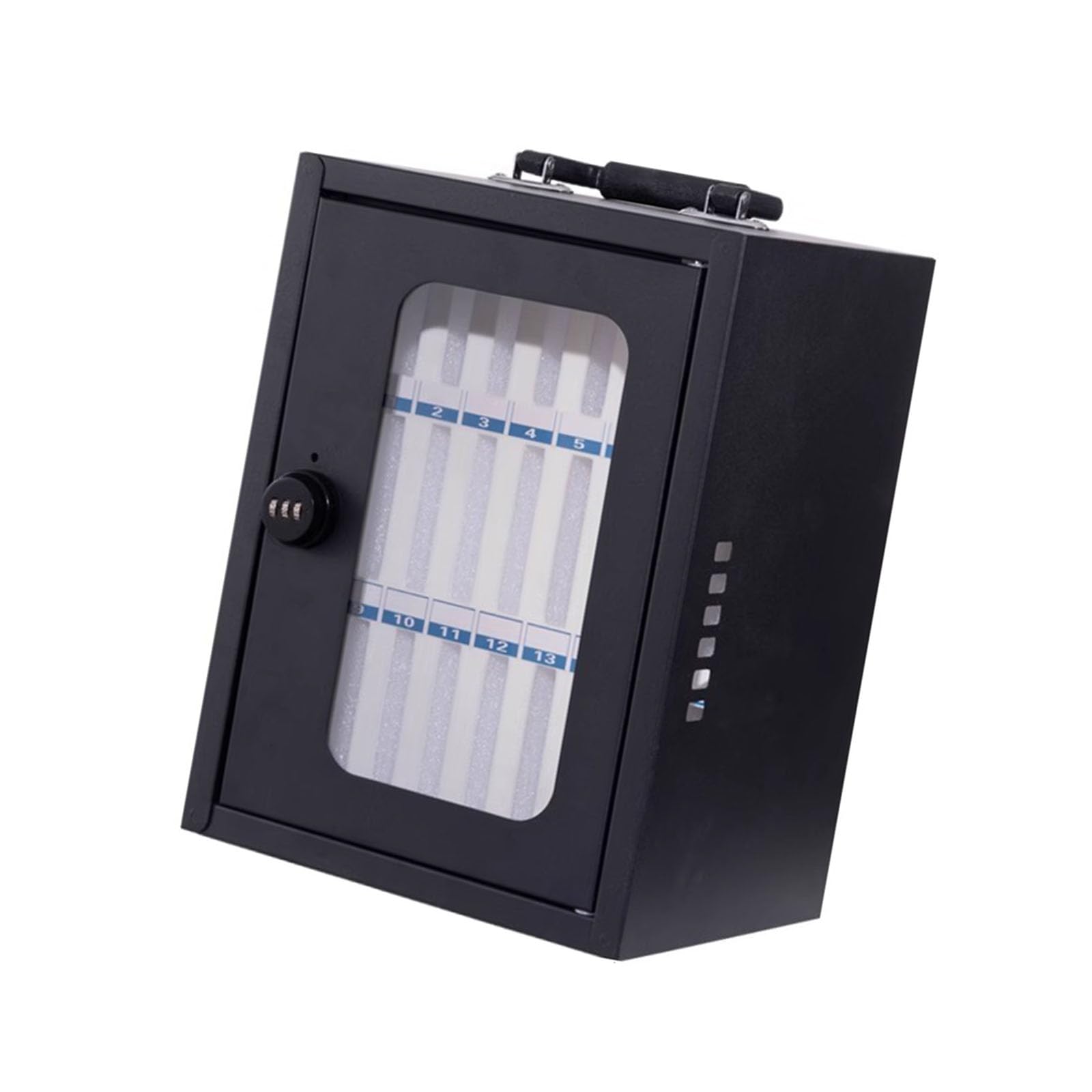 APGLSXY Multipurpose Locks Box Various Slot Sturdy Metal Phone Locker for Secure Storage in Various Setting Portable Safe
