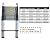 Telesladder Portable Retractable Ladder, 5.6Ft/6.9Ft/8.2Ft/9.5Ft/10.8Ft/12.1Ft/13.5Ft/14.8Ft/16.1Ft/17.4Ft, Step Ladders for Industrial Household Daily/4.5M/14.8Ft