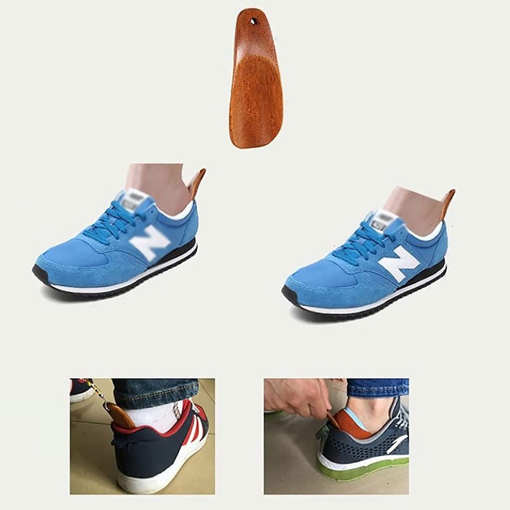 HAMPPLIES Corne à Chaussures Bois Manche De Aide à Enfiler Les