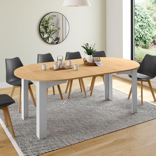 Table à manger extensible Dona 110-200 cm, IDMarket