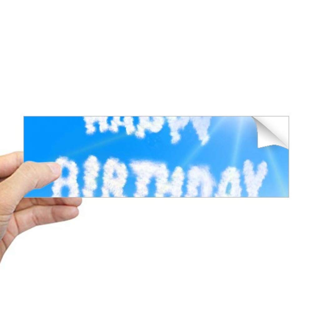 Autocollant rectangulaire pour fenêtre nuages bleus masquer vue