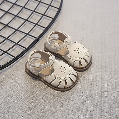 Girls Wrapped Toe Sandals Roman Sandals Hollow Floral Pattern Soft Bottom Beach Shoes For Toddler Jelly Shoes Girls3