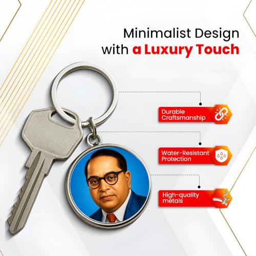 Image of MG | Protective Evil Eye /Spiritual Symbols /Om /Motivational Keychains | Double-Sided Metal Key Ring | Good Luck and devine Charm for Car, Bike, Home & Office