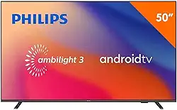 PHILIPS Smart TV 50" 4K Android Ambilight 50PUG7907/78, Google Assistant, Comando de Voz, Dolby Vision/Atmos, VRR/ALLM, Bluetooth 5.0, 4 HDMI