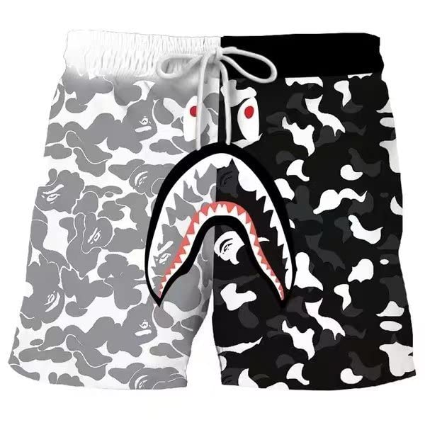 Shark Camo Unisex Pants Sport Pants Casual Shorts Beach Shorts Swimming Pants