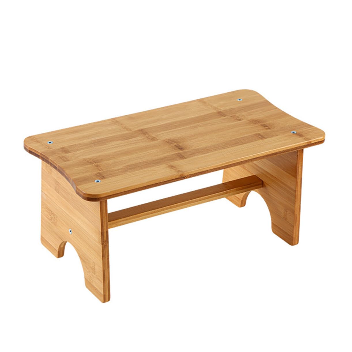 Toilettes tabouret accroupi Alipis en bois et petit repose-pieds physiologique de WC
