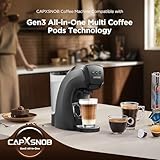 Warriors1 5 in 1 Pod Coffee Machines for Nespresso Original, Dolce Gusto, Lavazza A Modo Mio, Espresso Point Capsule and Ground Coffee, 20Bar, 0.8L, Automatic Small Coffee Machine for Home and Office - Image 9