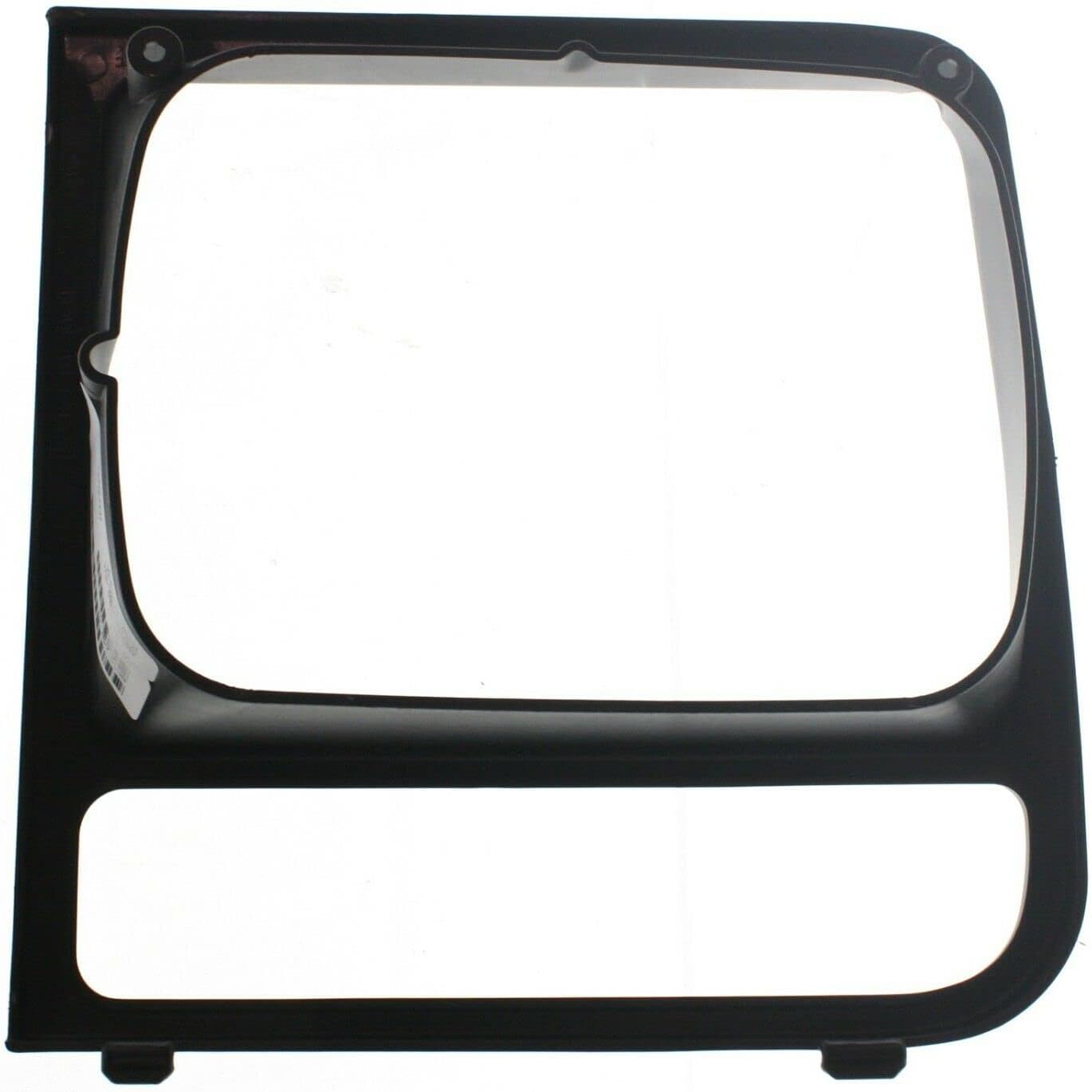 DAT AUTO PARTS Front Right Passenger Side Head Light Door Molding Insert Headlamp Bezel Cover Grille Trim Replacement For 1997-2001 Jeep Cherokee Black Smooth Plastic CH2513157 55055136