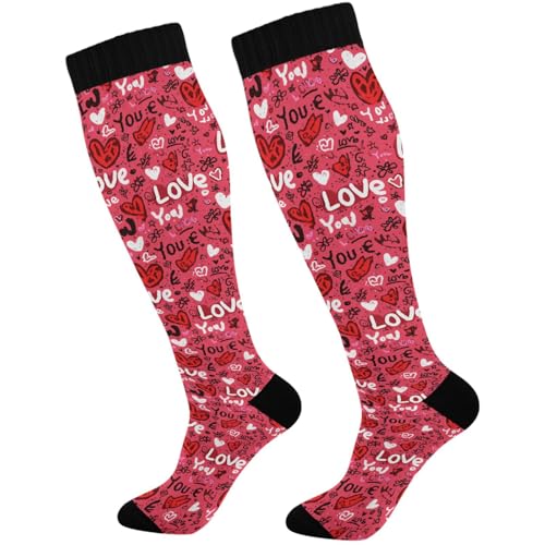 Image of Pigsaly Womens Compression Socks Yellow Stars Funny Brown Capybara Knee High Socks Athletic Tube Sock Outdoor Sport Socks