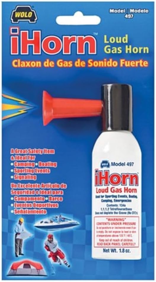 Wolo 497 iHorn Mini Hand Held Gas Horn : Sports & Outdoors