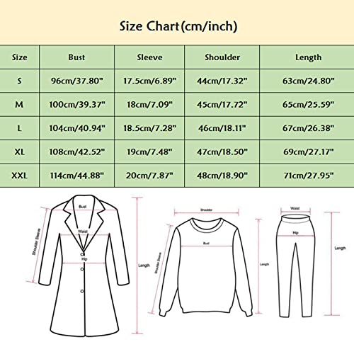 XINGUAN Magliette Maniche Corte Donna Felpe Lunghe...