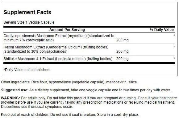 Miniatura 2 de Swanson Cordyceps Complex 60 cápsulas vegetales