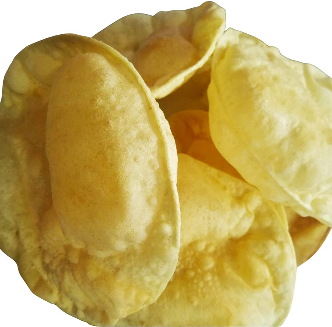 SRI AYYAPPA Kerala Pappadam - 1Kg - 4 Inch - Traditional Homemade Fryums/ Salted Papad/Appalam (Bulk Pack), Fresh