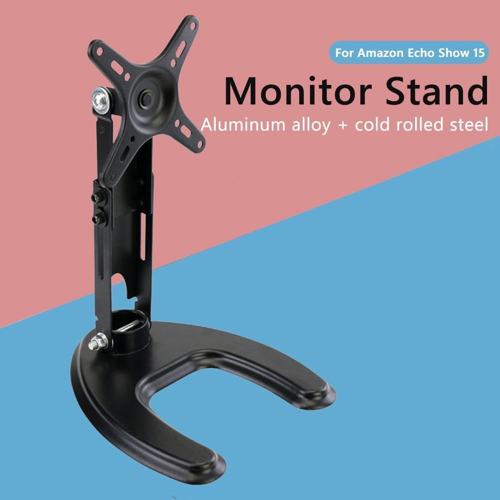 Waterproof Folding Monitor Base Display Regolabile Altezza regolabile Verro a rotazione universale Desktop Alluminio Staffa for Show 15