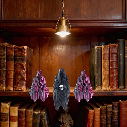 3 Pack Estatua Decorativa Gótica Halloween Sentada miniatura 6