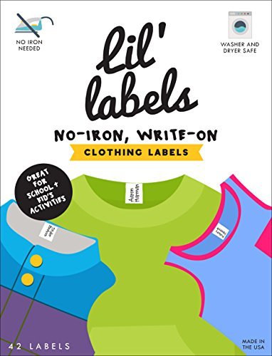 Clothing Labels, Name Labels, Washer and Dryer Safe, No Iron, Kids Labels