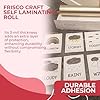 Frisco Craft Clear Vinyl Self-Adhesive Laminate 12" x 30FT Roll, Compatible with Cricut, Silhouette Cameo Portrait, Decals, Stickers, Stencils, Peel and Stick (Clear Laminate Sticker Vinyl, Glossy) #5