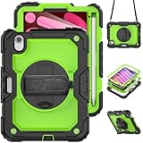 Support rotatif à 360°, dragonne et porte-crayon pratique : le support pliable rotatif à 360° offre plusieurs angles pour profiter de la saisie du clavier et de regarder des films les plus confortables. La dragonne réglable rotative à 360° vous permet de tenir ou d'utiliser votre tablette facilement dans toutes les directions.