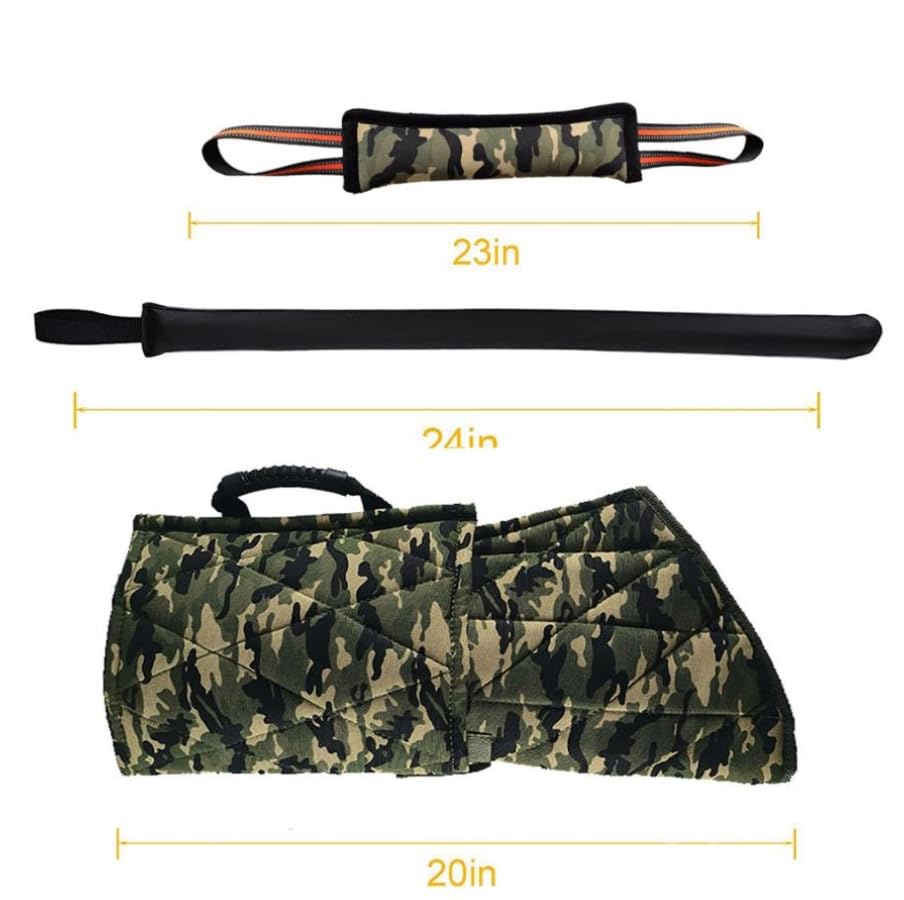 Luminexia Manchette Mordant Manches de Dressage de Chien en Chanvre Berger Allemand Manchon de Dressage de Chien Manchon Mordant Fournitures de Dressage