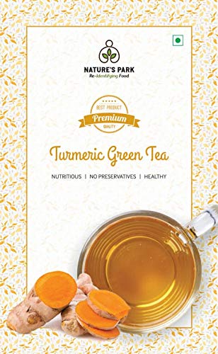 Image of Nature's Park Turmeric Green Tea (Haldi chai, 500 Gm)