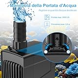 Zoom IMG-2 pompa acquario ultra silenziosa 45w Zoom IMG-2 pompa acquario ultra silenziosa 45w