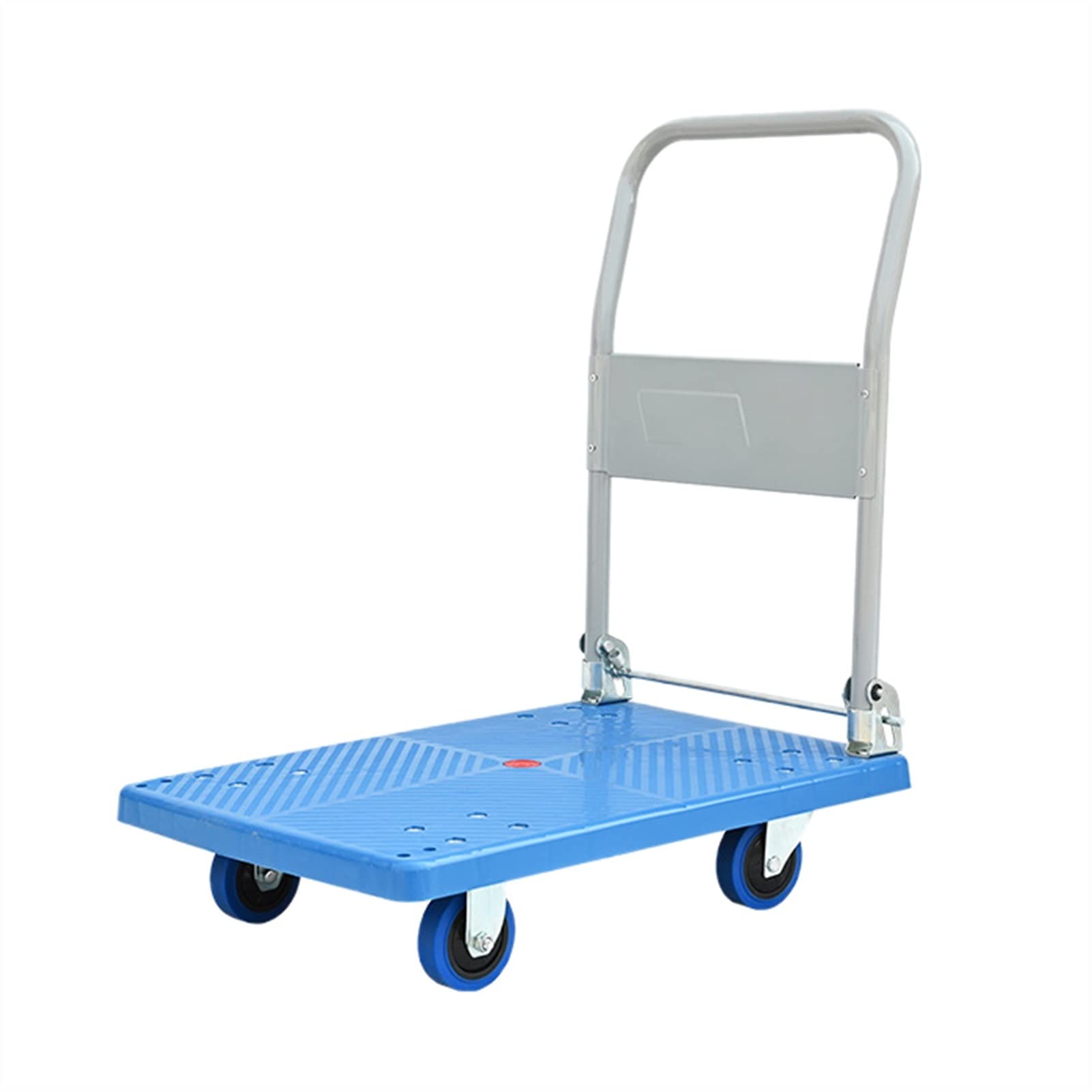 HeavyDu - Carrello pieghevole per camion, 300 kg, ruote silenziose, ideale per magazzini e trasporti all'aperto, dimensioni 90 x 60 x 88 cm, colore: Blu