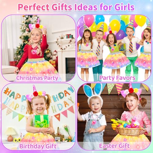 Vestido Princess para niñas 4-6 años con luces miniatura 4