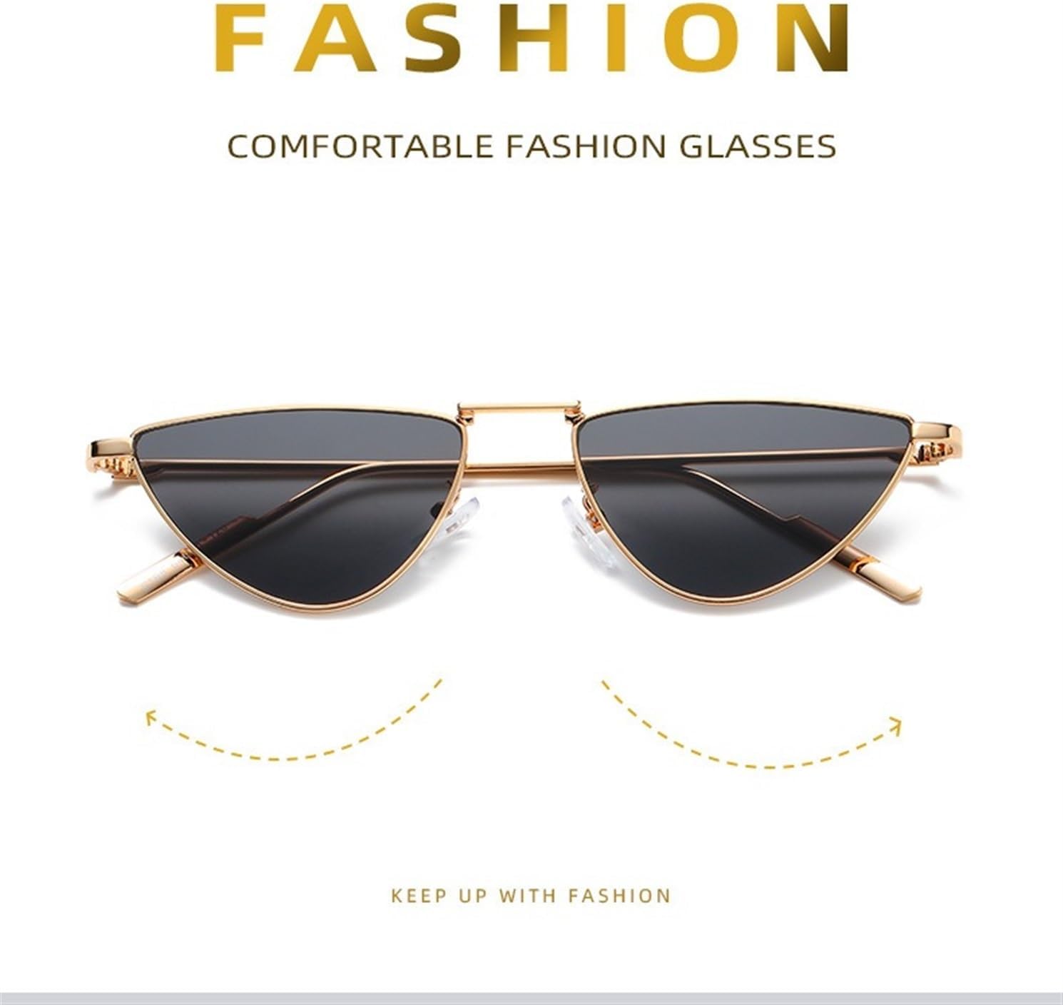 Men's And Women's Small Frame Metal Sunglasses Outdoor Party Vacation Commuter Sun Glasses