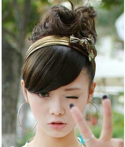 Popular Clip In Ponytail Bun Scrunchie Drawstring Pick Color Hair Extension