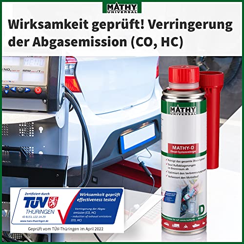 MATHY AGR-Kur - AGR-Ventil Reiniger - Set Diesel Systemreiniger für intensive - Reinigung - Additiv, 4 Dosen