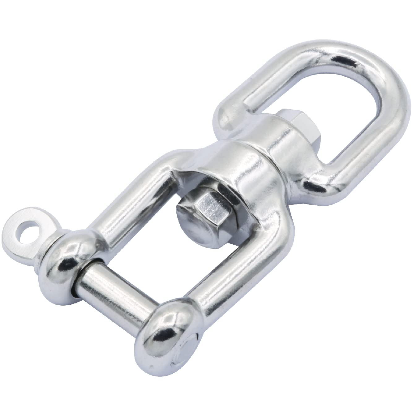 5/16" Grade 304 Stainless Eye x Jaw Swivel