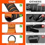 HOXWC Gym Exercise Handles, Replacement Handle Attachments for Cable Machine Pulleys, Resistance Bands and Strength Trainer, Grip Attachments Great for Cable Training Pulley System Home Gym